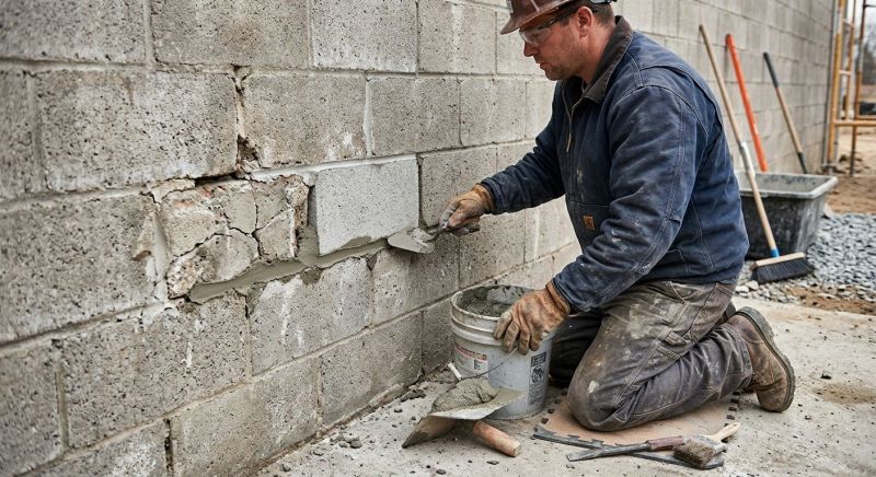Block Masonry Repair in Parker, CO
