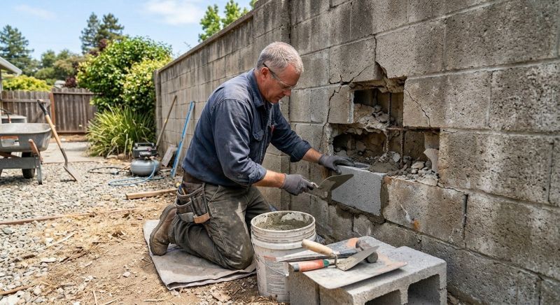 Block Masonry Repair in Parker, CO