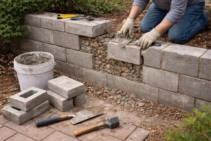Block Wall Repair in Elizabeth, CO
