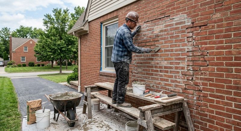 Brick Flatwork Repair in Elizabeth, CO