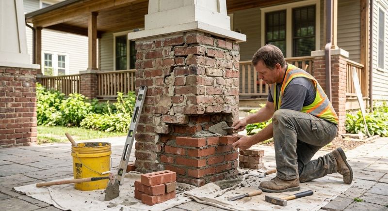 Brick Restoration in Elbert County, CO