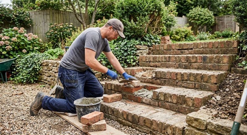 Brick Stairs Repair in Adams County, CO