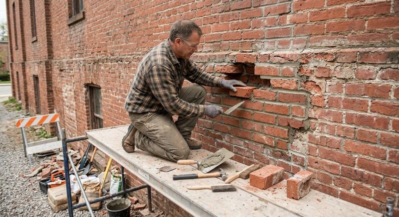 Brick Stairs Repair in Denver, CO