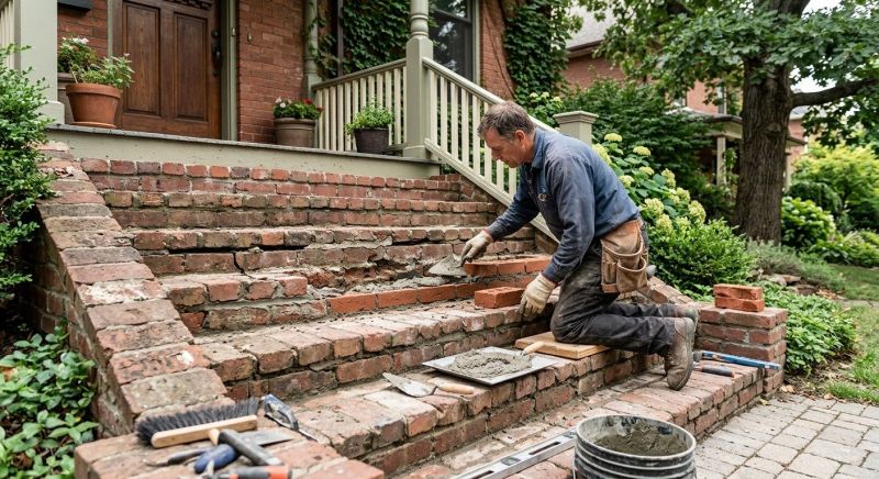 Brick Stairs Repair in Elizabeth, CO