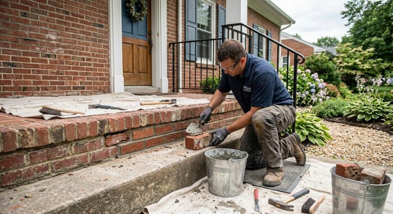 Brick Stairs Repair in Englewood, CO