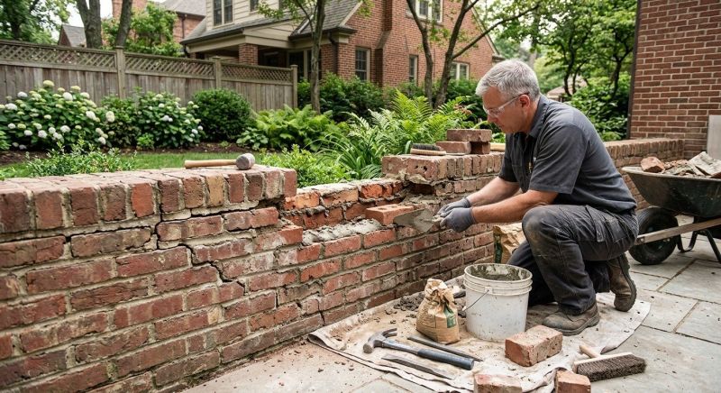 Brick Wall Repair in Adams County, CO