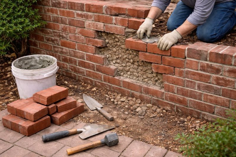 Brick Wall Repair in Parker, CO