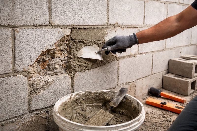 Cinder Block Wall Repair in Elizabeth, CO