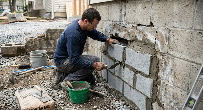 Concrete Block Repair in Denver, CO