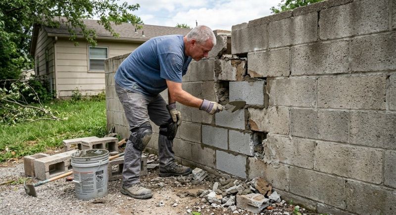 Concrete Block Repair in Denver, CO