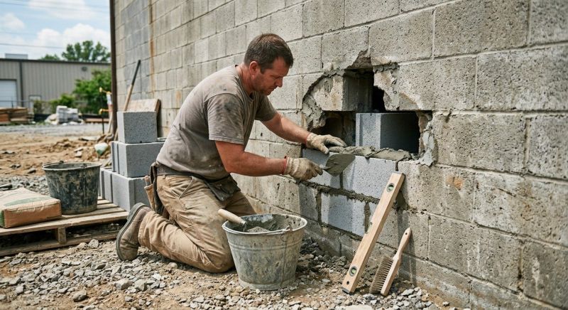 Concrete Block Repair in Jefferson County, CO