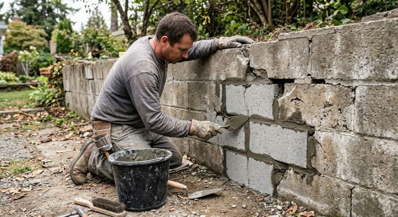 Concrete Block Repair in Larkspur, CO