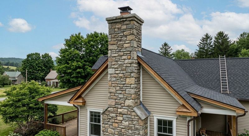 Stone Chimney Installation in Parker, CO