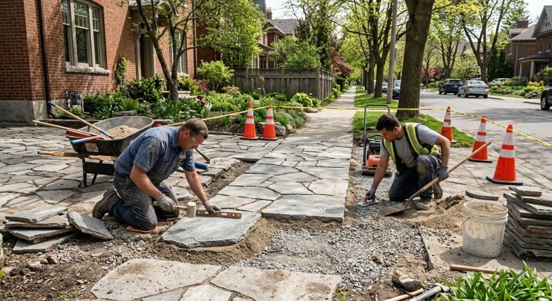 Stone Driveway Repair in Parker, CO