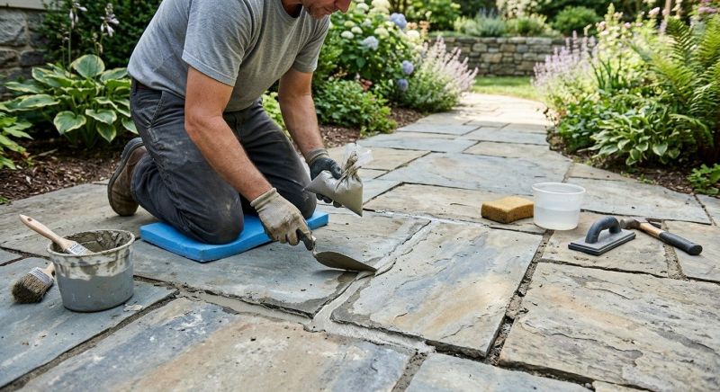 Stone Walkway Repair in Parker, CO