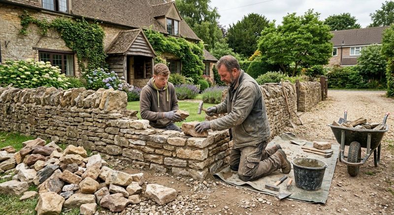 Stone Wall Repair in Douglas County, CO